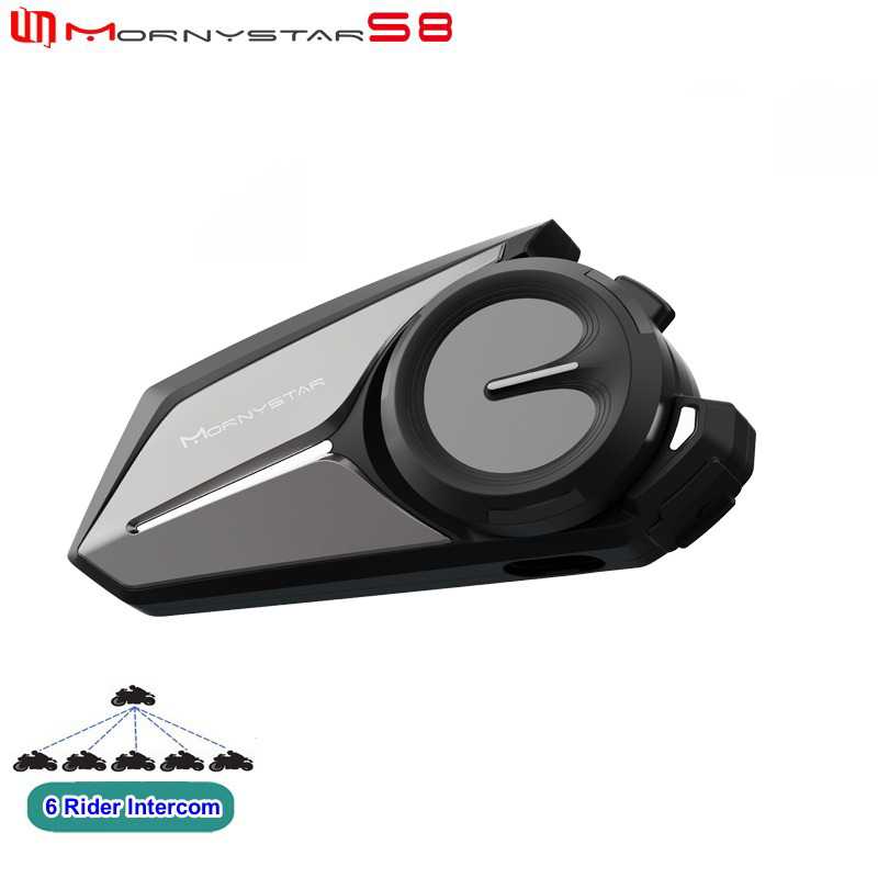 Full Face Motorcycle Helmet With Bluetooth - Mornystar S8 Bluetooth Motorcycle Helmet Intercom