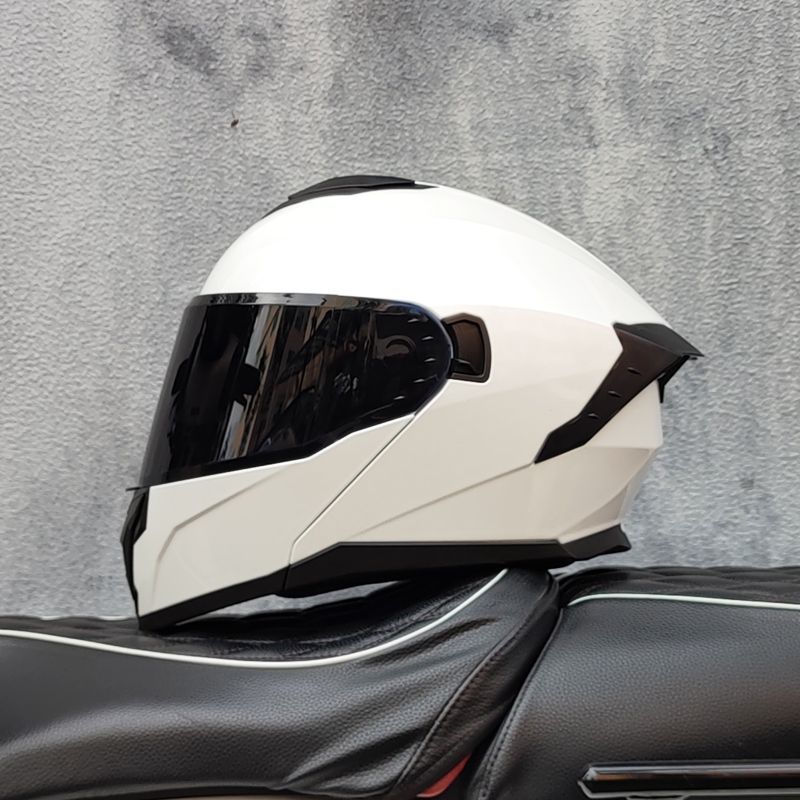 Unisex Full Face Motorcycle Ra - Dual Visor Motorcycle Racing Helmet 评论和价格