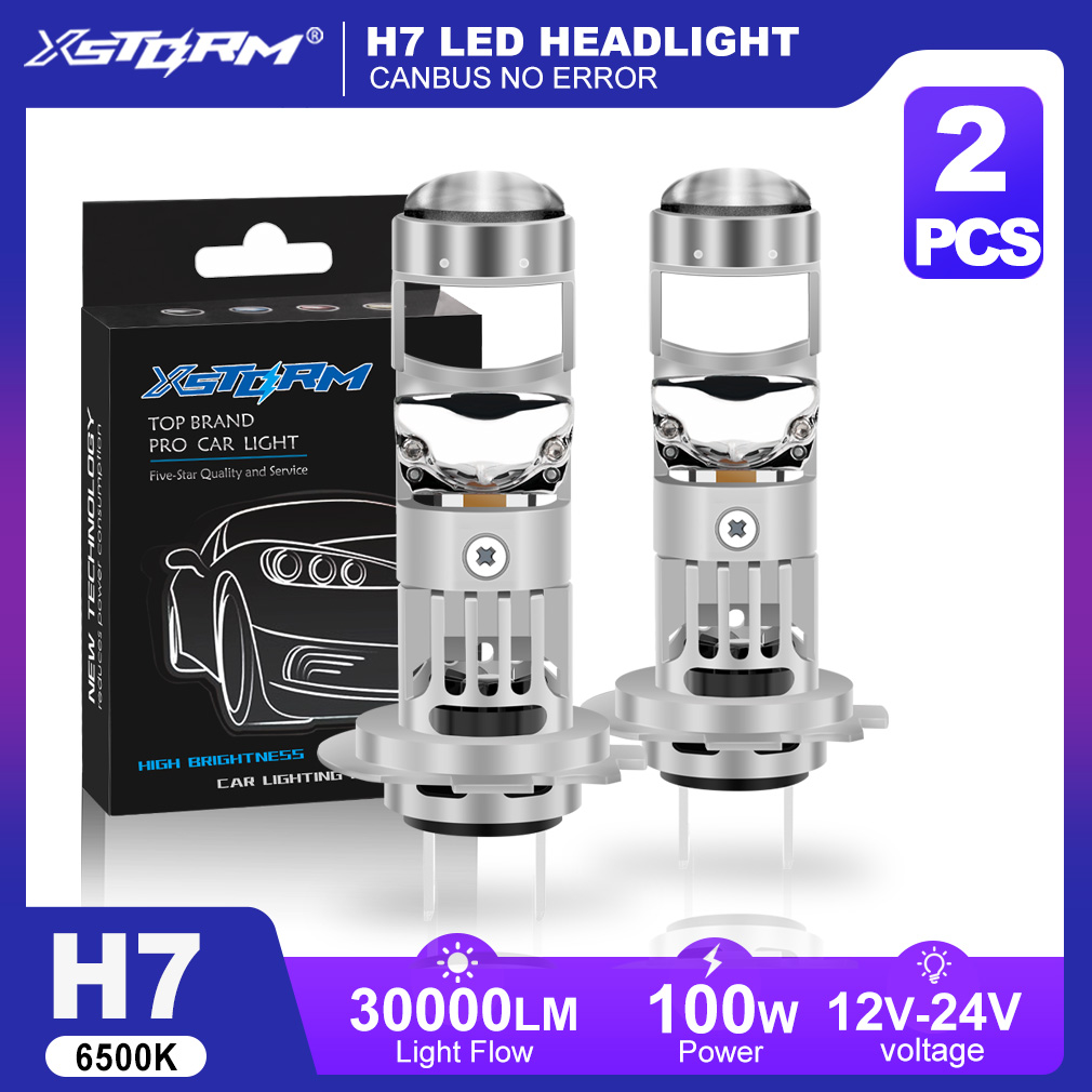 XSTORM H7 LED Projector Lens 1 - Universal Motorcycle Led Headlight Projector 评论和价格