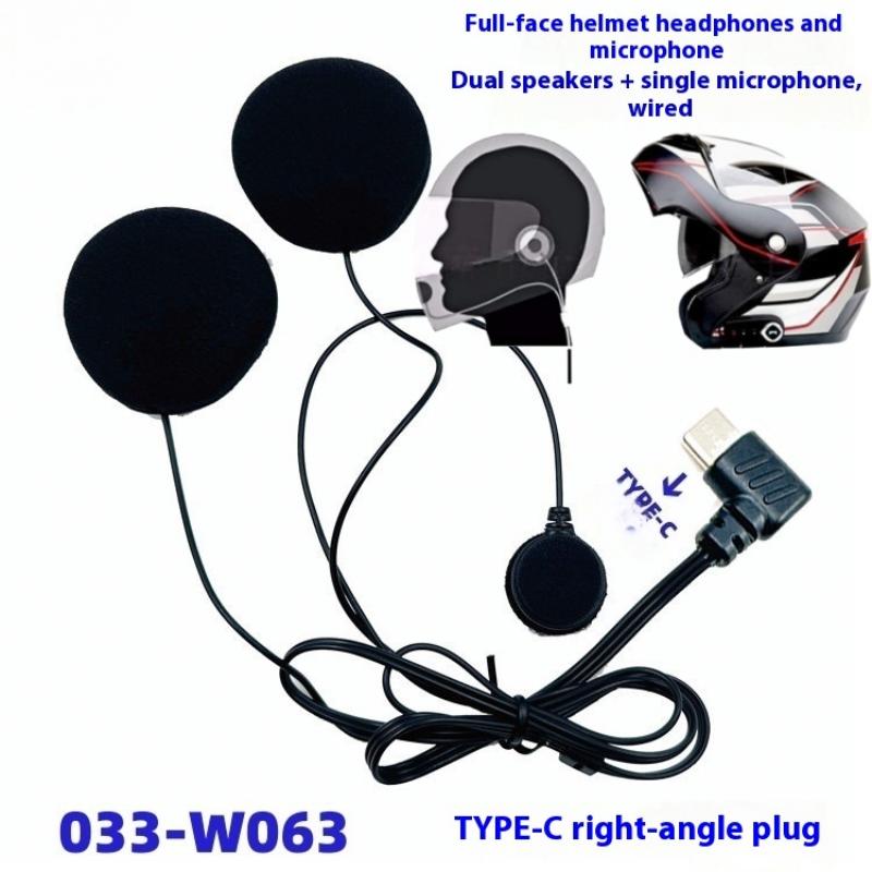 1Pc Type-C Plug HD Noise Reduc - Full Face Motorcycle Helmet With Bluetooth 评论和价格