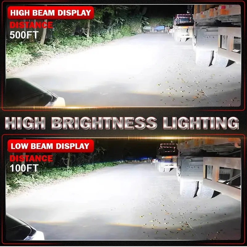 Bi-LED Projector Lens Headligh - Universal Motorcycle Led Headlight Projector 评论和价格