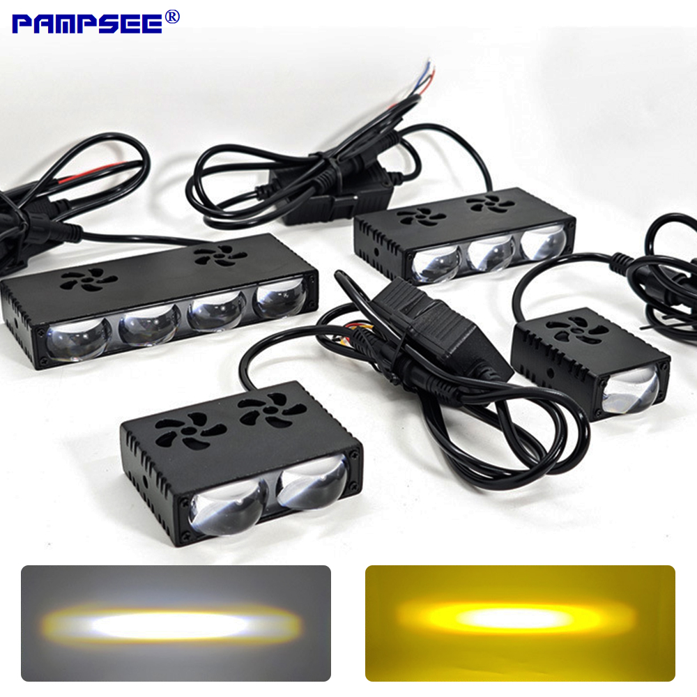 Car Grille LED Headlight Work  - Universal Motorcycle Led Headlight Projector 评论和价格